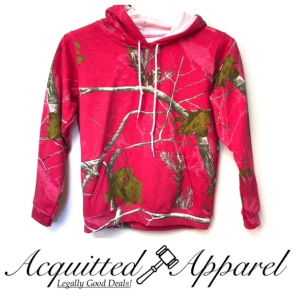 mossy oak hoodie pink